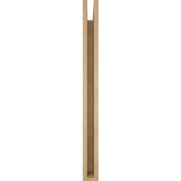 Ekena Millwork - BKTUR035X28X40THR05RCPR - Timberthane Faux Wood Thorton Style Bracket, Block Ends, 3 1/2"W x 28"D x 40"H, Primed Tan