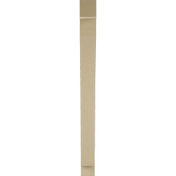 Ekena Millwork - BKTUR035X30X42THR05RCPR - Timberthane Faux Wood Thorton Style Bracket, Block Ends, 3 1/2"W x 30"D x 42"H, Primed Tan
