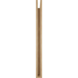 Ekena Millwork - BKTUR035X32X44THR05RCPR - Timberthane Faux Wood Thorton Style Bracket, Block Ends, 3 1/2"W x 32"D x 44"H, Primed Tan