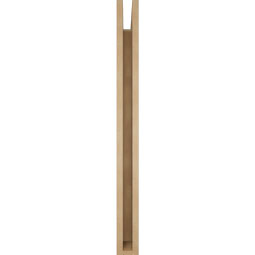 Ekena Millwork - BKTUR035X34X40THR05RCPR - Timberthane Faux Wood Thorton Style Bracket, Block Ends, 3 1/2"W x 34"D x 40"H, Primed Tan