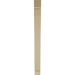 Ekena Millwork - BKTUR035X34X42THR05RCPR - Timberthane Faux Wood Thorton Style Bracket, Block Ends, 3 1/2"W x 34"D x 42"H, Primed Tan