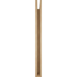 Ekena Millwork - BKTUR035X36X40THR05RCPR - Timberthane Faux Wood Thorton Style Bracket, Block Ends, 3 1/2"W x 36"D x 40"H, Primed Tan
