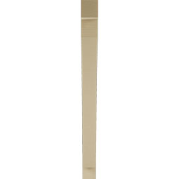 Ekena Millwork - BKTUR035X36X42THR05RCPR - Timberthane Faux Wood Thorton Style Bracket, Block Ends, 3 1/2"W x 36"D x 42"H, Primed Tan
