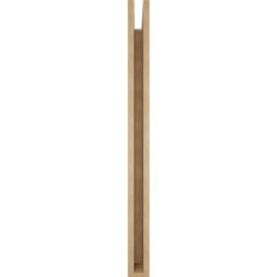 Ekena Millwork - BKTUR035X36X44THR05RCPR - Timberthane Faux Wood Thorton Style Bracket, Block Ends, 3 1/2"W x 36"D x 44"H, Primed Tan