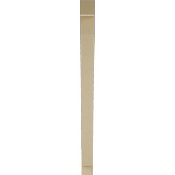 Ekena Millwork - BKTUR035X36X48THR05RCPR - Timberthane Faux Wood Thorton Style Bracket, Block Ends, 3 1/2"W x 36"D x 48"H, Primed Tan