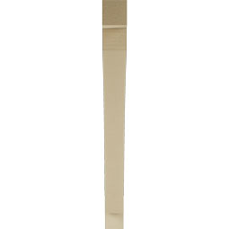 Ekena Millwork - BKTUR035X38X38THR05RCPR - Timberthane Faux Wood Thorton Style Bracket, Block Ends, 3 1/2"W x 38"D x 38"H, Primed Tan