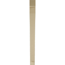 Ekena Millwork - BKTUR035X38X44THR05RCPR - Timberthane Faux Wood Thorton Style Bracket, Block Ends, 3 1/2"W x 38"D x 44"H, Primed Tan