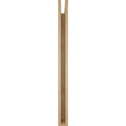 Ekena Millwork - BKTUR035X38X44THR05RCPR - Timberthane Faux Wood Thorton Style Bracket, Block Ends, 3 1/2"W x 38"D x 44"H, Primed Tan