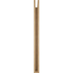 Ekena Millwork - BKTUR035X38X46THR05RCPR - Timberthane Faux Wood Thorton Style Bracket, Block Ends, 3 1/2"W x 38"D x 46"H, Primed Tan