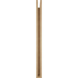 Ekena Millwork - BKTUR035X40X48THR05RCPR - Timberthane Faux Wood Thorton Style Bracket, Block Ends, 3 1/2"W x 40"D x 48"H, Primed Tan