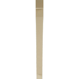 Ekena Millwork - BKTUR035X42X42THR05RCPR - Timberthane Faux Wood Thorton Style Bracket, Block Ends, 3 1/2"W x 42"D x 42"H, Primed Tan