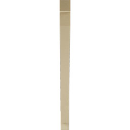 Ekena Millwork - BKTUR035X42X48THR05RCPR - Timberthane Faux Wood Thorton Style Bracket, Block Ends, 3 1/2"W x 42"D x 48"H, Primed Tan