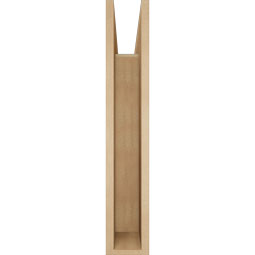 Ekena Millwork - BKTUR055X24X32THR05RCPR - Timberthane Faux Wood Thorton Style Bracket, Block Ends, 5 1/2"W x 24"D x 32"H, Primed Tan