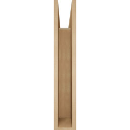Ekena Millwork - BKTUR055X28X32THR05RCPR - Timberthane Faux Wood Thorton Style Bracket, Block Ends, 5 1/2"W x 28"D x 32"H, Primed Tan