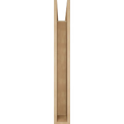 Ekena Millwork - BKTUR055X30X42THR05RCPR - Timberthane Faux Wood Thorton Style Bracket, Block Ends, 5 1/2"W x 30"D x 42"H, Primed Tan