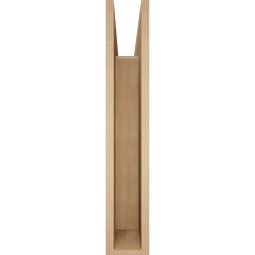 Ekena Millwork - BKTUR055X32X32THR05RCPR - Timberthane Faux Wood Thorton Style Bracket, Block Ends, 5 1/2"W x 32"D x 32"H, Primed Tan