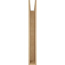 Ekena Millwork - BKTUR055X32X44THR05RCPR - Timberthane Faux Wood Thorton Style Bracket, Block Ends, 5 1/2"W x 32"D x 44"H, Primed Tan