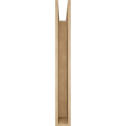 Ekena Millwork - BKTUR055X36X44THR05RCPR - Timberthane Faux Wood Thorton Style Bracket, Block Ends, 5 1/2"W x 36"D x 44"H, Primed Tan