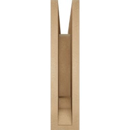 Ekena Millwork - BKTUROLY00 - Timberthane Rough Cedar Faux Wood Olympic Traditional Bracket