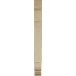 Ekena Millwork - BKTUR035X24X36OLY01RCPR - Timberthane Faux Wood Olympic Style Bracket, Traditional Ends, 3 1/2"W x 24"D x 36"H, Primed Tan