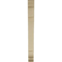 Ekena Millwork - BKTUR035X26X38OLY01RCPR - Timberthane Faux Wood Olympic Style Bracket, Traditional Ends, 3 1/2"W x 26"D x 38"H, Primed Tan