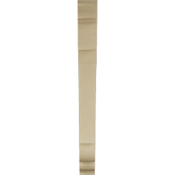 Ekena Millwork - BKTUR035X30X36OLY01RCPR - Timberthane Faux Wood Olympic Style Bracket, Traditional Ends, 3 1/2"W x 30"D x 36"H, Primed Tan