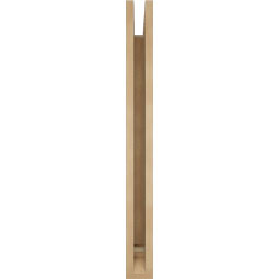 Ekena Millwork - BKTUR035X30X36OLY01RCPR - Timberthane Faux Wood Olympic Style Bracket, Traditional Ends, 3 1/2"W x 30"D x 36"H, Primed Tan