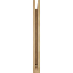 Ekena Millwork - BKTUR035X30X38OLY01RCPR - Timberthane Faux Wood Olympic Style Bracket, Traditional Ends, 3 1/2"W x 30"D x 38"H, Primed Tan