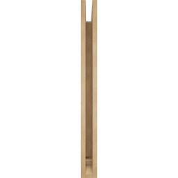 Ekena Millwork - BKTUR035X32X38OLY01RCPR - Timberthane Faux Wood Olympic Style Bracket, Traditional Ends, 3 1/2"W x 32"D x 38"H, Primed Tan