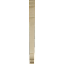 Ekena Millwork - BKTUR035X34X42OLY01RCPR - Timberthane Faux Wood Olympic Style Bracket, Traditional Ends, 3 1/2"W x 34"D x 42"H, Primed Tan