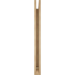 Ekena Millwork - BKTUR035X36X40OLY01RCPR - Timberthane Faux Wood Olympic Style Bracket, Traditional Ends, 3 1/2"W x 36"D x 40"H, Primed Tan