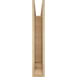 Ekena Millwork - BKTUR055X30X34OLY01RCPR - Timberthane Faux Wood Olympic Style Bracket, Traditional Ends, 5 1/2"W x 30"D x 34"H, Primed Tan