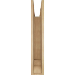 Ekena Millwork - BKTUR055X32X32OLY01RCPR - Timberthane Faux Wood Olympic Style Bracket, Traditional Ends, 5 1/2"W x 32"D x 32"H, Primed Tan