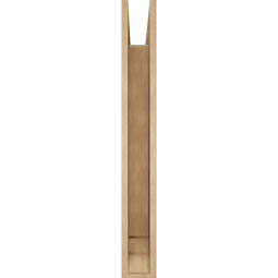 Ekena Millwork - BKTUR055X32X44OLY01RCPR - Timberthane Faux Wood Olympic Style Bracket, Traditional Ends, 5 1/2"W x 32"D x 44"H, Primed Tan