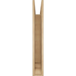 Ekena Millwork - BKTUR055X34X38OLY01RCPR - Timberthane Faux Wood Olympic Style Bracket, Traditional Ends, 5 1/2"W x 34"D x 38"H, Primed Tan