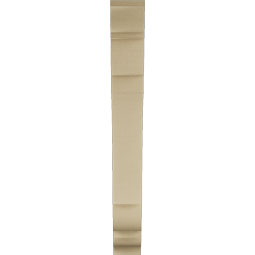 Ekena Millwork - BKTUR055X34X46OLY01RCPR - Timberthane Faux Wood Olympic Style Bracket, Traditional Ends, 5 1/2"W x 34"D x 46"H, Primed Tan