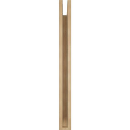 Ekena Millwork - BKTUR035X26X38OLY06RCPR - Timberthane Faux Wood Olympic Style Bracket, Slat Ends, 3 1/2"W x 26"D x 38"H, Primed Tan