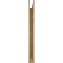 Ekena Millwork - BKTUR035X28X36OLY06RCPR - Timberthane Faux Wood Olympic Style Bracket, Slat Ends, 3 1/2"W x 28"D x 36"H, Primed Tan