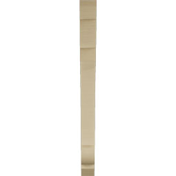 Ekena Millwork - BKTUR035X34X42OLY06RCPR - Timberthane Faux Wood Olympic Style Bracket, Slat Ends, 3 1/2"W x 34"D x 42"H, Primed Tan