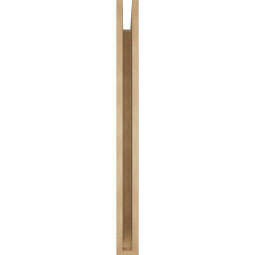 Ekena Millwork - BKTUR035X36X40OLY06RCPR - Timberthane Faux Wood Olympic Style Bracket, Slat Ends, 3 1/2"W x 36"D x 40"H, Primed Tan