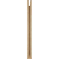 Ekena Millwork - BKTUR035X36X48OLY06RCPR - Timberthane Faux Wood Olympic Style Bracket, Slat Ends, 3 1/2"W x 36"D x 48"H, Primed Tan