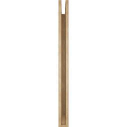 Ekena Millwork - BKTUR035X44X44OLY06RCPR - Timberthane Faux Wood Olympic Style Bracket, Slat Ends, 3 1/2"W x 44"D x 44"H, Primed Tan