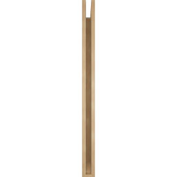 Ekena Millwork - BKTUR035X44X48OLY06RCPR - Timberthane Faux Wood Olympic Style Bracket, Slat Ends, 3 1/2"W x 44"D x 48"H, Primed Tan