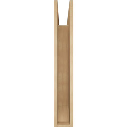 Ekena Millwork - BKTUR055X32X36OLY06RCPR - Timberthane Faux Wood Olympic Style Bracket, Slat Ends, 5 1/2"W x 32"D x 36"H, Primed Tan