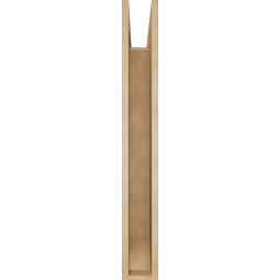 Ekena Millwork - BKTUR055X34X42OLY06RCPR - Timberthane Faux Wood Olympic Style Bracket, Slat Ends, 5 1/2"W x 34"D x 42"H, Primed Tan