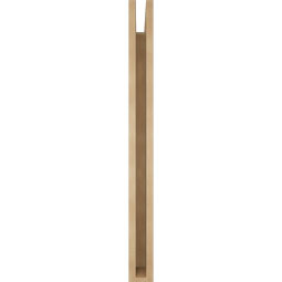 Ekena Millwork - BKTUR035X32X40OLY05RCPR - Timberthane Faux Wood Olympic Style Bracket, Block Ends, 3 1/2"W x 32"D x 40"H, Primed Tan