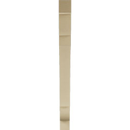 Ekena Millwork - BKTUR035X36X42OLY05RCPR - Timberthane Faux Wood Olympic Style Bracket, Block Ends, 3 1/2"W x 36"D x 42"H, Primed Tan