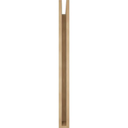 Ekena Millwork - BKTUR035X36X42OLY05RCPR - Timberthane Faux Wood Olympic Style Bracket, Block Ends, 3 1/2"W x 36"D x 42"H, Primed Tan