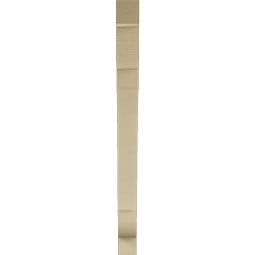 Ekena Millwork - BKTUR035X36X44OLY05RCPR - Timberthane Faux Wood Olympic Style Bracket, Block Ends, 3 1/2"W x 36"D x 44"H, Primed Tan