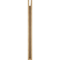 Ekena Millwork - BKTUR035X36X48OLY05RCPR - Timberthane Faux Wood Olympic Style Bracket, Block Ends, 3 1/2"W x 36"D x 48"H, Primed Tan